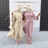 Sleeve Elegant Graceful Solid Color Three-piece