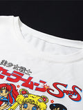 Anime Graphic Crop Top-Outfit