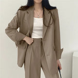 Fongt Suit Jacket Female 2024 New Spring And Fall Korean Version Chic Small Suit Jacket Design Sense Minority-Outfit