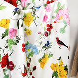 Fongt Spring And Summer New Star Fashion Print A Buckle Blazer Long Suit Two Sets