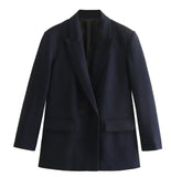 Fongt Women's Explosive Fashion Casual Temperament Commute Multi-Color Suit Long-Sleeved Coat