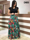 Dot Print Patchwork Long