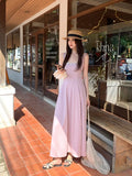 Fongt Xixi 13 Line 2025 Spring And Summer New French Retro Round Neck Temperament Sling Sling Dress 88177