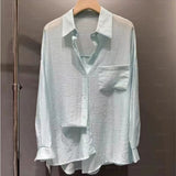 Fongt Languid Wind Sunscreen Shirt Women Thin Outside With A Small Shirt Summer Meat Cover Loose