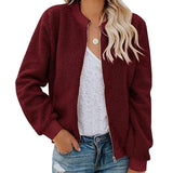 Jacket Winter Coat Fur Fleece Jacket Ladies Zip Up Teddy Coat Warm Female Clothes With Pockets Overcoat chaquetas de