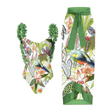 Sexy Fashion One Piece Swimsuit Solid 3D Flower Summer Women Swimwear Beachwear Summer Luxury Monokini Bathing Suit-Outfit