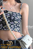 Elegant Floral Blouse Women Kawaii Vintage Sweet Casual Puff Sleeve Blouse Female Chic Two Piece Suit Party Blouse