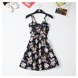 New Coming Off Shoulder Ruffle Dot summer Dress women white strap chiffon beach Boho party sexy dresses vestido