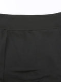 Classic Lining Mini Skirt-Outfit