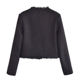 New Tricolor Woolen Fashionable Jacket 57083817-Outfit