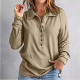 Fongt Color Sweater Women's Single Breasted Lapel Long Sleeve Loose Casual Bottom Jacket Autumn Winter New-Outfit