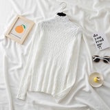 Turtleneck Women Sweaters Autumn Winter 2021 New Warm Pullover Slim Tops Knitted Sweater Jumper Soft Pull Female