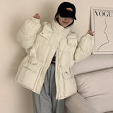 Hooded Waist Down Jacket Female Long 2024 Winter Fashion Sweet Show Thin Work Small Coat Hot Style-Outfit