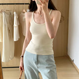 Spice Girl Threaded Vest Suspenders Slim 2023 Summer New Style Designer Suit With A Bottomed Top-Outfit