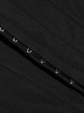 Birthday Dress for Women Fall Outfits Going Out Streetwear Chic Classy Spaghetti Strap Y2k Corset Black Party Dresses-Outfit