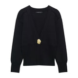 Fongt Homemade New Women's Classic High-End Coat Knitted Jackcase UWG930073