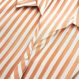 New Street Style Casual Loose Single-Breasted Striped Shirt 9878098-Outfit