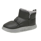 Size 45 Waterproof Snow Boots Women Long Plush Thick Warm Winter Boots for Women 2023 Soft Bottom Ankle Boots Couple Shoes-Outfit