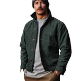 Fongt Spring New Men's Jacket Multi-Grain Multi-Pocket Retro Classic Jacket Cardigan