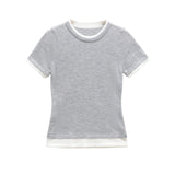 Fongt Homemade New Women's Classic Fashion Double T-Shirt 5644318