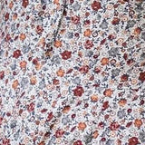 Floral Print Dress Sweet Square Neck Puff Sleeve Side Spilt Drawstring Maxi Dresses for Women Party Chic Casual