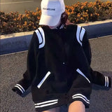 Spring And Autumn New Bomber Jacket For Women Vibe Style Baseball Uniform Fashion Retro Clothes Streetwear Oversized