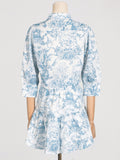 Fongt Style Print Top + Skirt Women Spring 2025 New Two Sets Of High-End Comfortable Casual Fashion