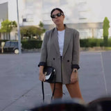 Fongt 2023 Women's Wear Street Fashion Temperament Two-Button Suit Jacket Jacket A8BS9584-Outfit