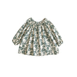 Fongt Doll Top 2024 Summer Korean Version Of Loose Lantern Sweet Lantern Sleeve Broken Cotton Shirt