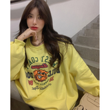 Bull Dogs Logo Graphic Sweatshirt-Outfit