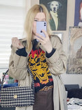 Tiger Graphic Print Sweatshirts Woman Summer Autumn Cotton Cozy Hoodies Casual Vintage Wild Rock Pullovers Tops 2023-Outfit