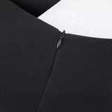 New Spring Bow Knot Decorated With Hollowed-Out Slim Short Dress-Outfit
