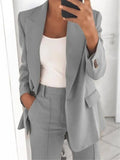 Fongt Autumn New Fashion Clip Repair Body Cardigan Temperament Blazer