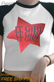 Women Goth Clothes y2k Crop Tops Summer 2023 T shirts Grunge 2000s Trashy Aesthetic Short Sleeve Tees Young Girls