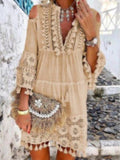 Spring Embroidery Crochet Lace Boho