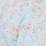 Floral Print Dress Sweet Square Neck Puff Sleeve Side Spilt Drawstring Maxi Dresses for Women Party Chic Casual