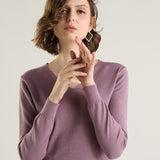 Sweater 2020 New V-neck Female Long-sleeved Knitted Pullover Jumper Pull Femme Clothes White Loose Thin Good