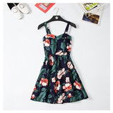 New Coming Off Shoulder Ruffle Dot summer Dress women white strap chiffon beach Boho party sexy dresses vestido