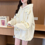 3D Bow Hoodie-Outfit