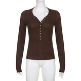 Grunge Button Front