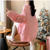 Strawberry Tassel Sweater-Outfit