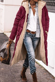Fongt Women's Cotton Clothes Solid Color Hooded Multi-Color Optional Double-Sided Ladies Warm Thick Coat