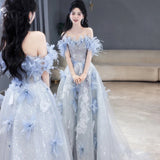 Fongt New Banquet Evening Dress Dress Fairy Faire Temperament Long Student Choir Performance Suit