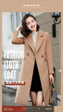 Fongt And Winter New Japanese And Korean Explosion Single Thick Hairs This Female Coat Wish Multi-Colored And Long Coat
