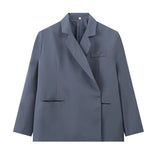 Fongt And Autumn Women's Loose Casual Blazer Jacket Temperament Commuting Suit Jacket