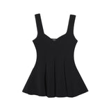 Fongt Women's Explosive Short Skirt-Style Helid Top + Flare-Dants Suit