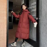 Loose Medium And Long Bread Clothes Down Cotton-Padded Clothes Female Winter Hot Style 2024 New Thickened Cotton-Padded Jacket Jacket-Outfit