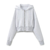 New Hooded Short Sweater 8417304 Loose Flannelette Jogging Trousers 8417303 Suit-Outfit