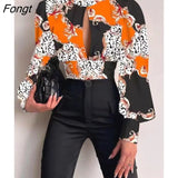Spring Standing Collar Long Sleeve Lantern Sleeve Backless Hollow Out Top Shirt Pretty and Cheap Women's Blouses