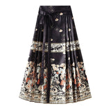 Fongt Style Hanfu Ancient Style Horse Face Skirt Dress Dress Dress Dress 2025 New One-Style Dress 2316